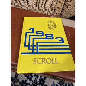 1983 school annuals year book Brairwood Christian Birmingham Alabama signed